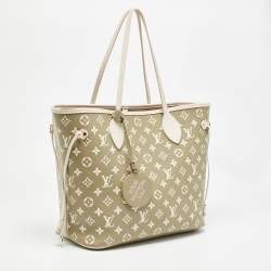 Louis Vuitton Khaki/Beige Monogram Empreinte Leather Spring In The City Neverfull MM Bag