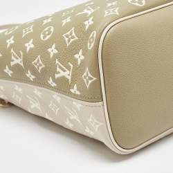 Louis Vuitton Khaki/Beige Monogram Empreinte Leather Spring In The City Neverfull MM Bag