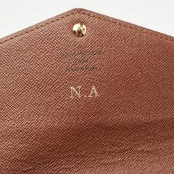 Louis Vuitton Monogram Canvas Sarah Wallet
