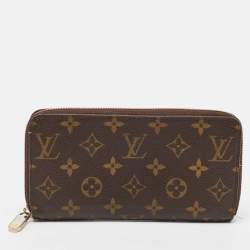 Louis Vuitton Monogram Canvas Zippy Wallet 