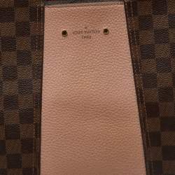 Louis Vuitton Magnolia Damier Ebene Canvas and Taurillon Leather Jersey Bag