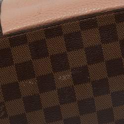 Louis Vuitton Magnolia Damier Ebene Canvas and Taurillon Leather Jersey Bag