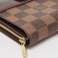 Louis Vuitton Damier Ebene Canvas Compact Wallet