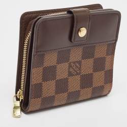 Louis Vuitton Damier Ebene Canvas Compact Wallet