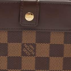 Louis Vuitton Damier Ebene Canvas Compact Wallet