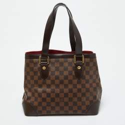 Pre Owned Louis Vuitton Damier Ebene Canvas Hampstead PM Bag