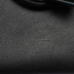 Pre Owned Louis Vuitton Black Leather Lockmeto Bag