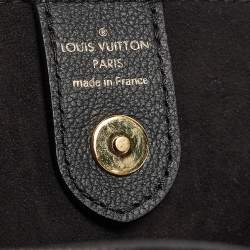 Pre Owned Louis Vuitton Black Leather Lockmeto Bag