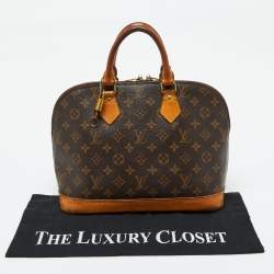 Pre Owned Louis Vuitton Monogram Canvas Alma PM Bag