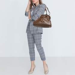 Pre Owned Louis Vuitton Damier Ebene Canvas Trevi PM Bag