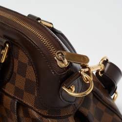 Pre Owned Louis Vuitton Damier Ebene Canvas Trevi PM Bag