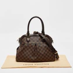 Pre Owned Louis Vuitton Damier Ebene Canvas Trevi PM Bag