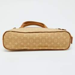 Pre Owned Louis Vuitton Beige Monogram Mini Lin Lucille PM TST Bag