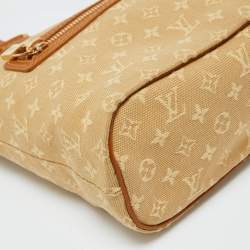 Pre Owned Louis Vuitton Beige Monogram Mini Lin Lucille PM TST Bag
