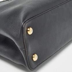 Pre Owned Louis Vuitton Black Taurillon Leather Capucines PM Bag