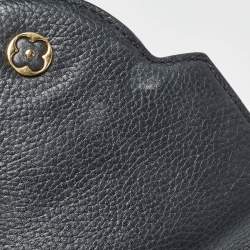 Pre Owned Louis Vuitton Black Taurillon Leather Capucines PM Bag