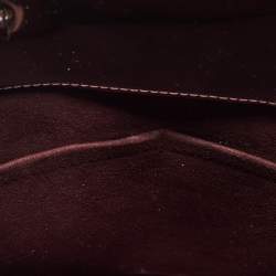 Pre Owned Louis Vuitton Plum Electric Epi Leather Mirabeau GM Bag