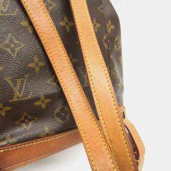 Louis Vuitton Brown Coated Canvas Monogram Montsouris MM Backpack