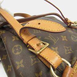 Louis Vuitton Brown Coated Canvas Monogram Montsouris MM Backpack