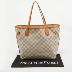 Louis Vuitton Damier Azur Canvas Neverfull MM Bag