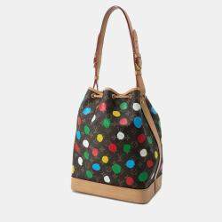 Louis Vuitton Brown Monogram Canvas Yayoi Kusama Painted Dots Noe Shoulder Bag