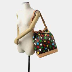 Louis Vuitton Brown Monogram Canvas Yayoi Kusama Painted Dots Noe Shoulder Bag