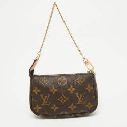 Pre Owned Louis Vuitton Monogram Canvas Mini Pochette Accessoires