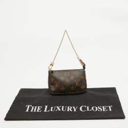 Pre Owned Louis Vuitton Monogram Canvas Mini Pochette Accessoires