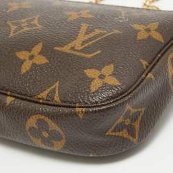 Pre Owned Louis Vuitton Monogram Canvas Mini Pochette Accessoires