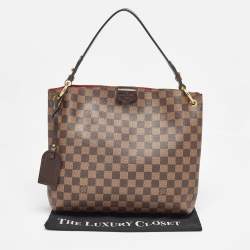Pre Owned Louis Vuitton Damier Ebene Graceful PM Bag