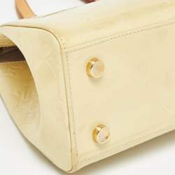 Louis Vuitton Citrine Monogram Vernis Brea MM Bag