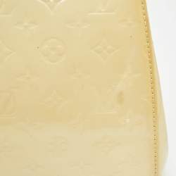 Louis Vuitton Citrine Monogram Vernis Brea MM Bag