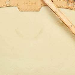 Louis Vuitton Citrine Monogram Vernis Brea MM Bag