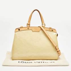 Louis Vuitton Citrine Monogram Vernis Brea MM Bag