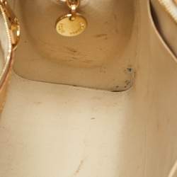 Louis Vuitton Citrine Monogram Vernis Brea MM Bag
