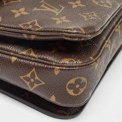 Pre Owned Louis Vuitton Monogram Canvas Pochette Metis Bag