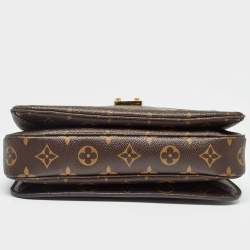 Pre Owned Louis Vuitton Monogram Canvas Pochette Metis Bag