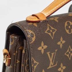 Pre Owned Louis Vuitton Monogram Canvas Pochette Metis Bag