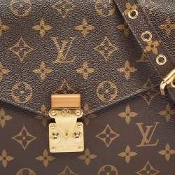 Pre Owned Louis Vuitton Monogram Canvas Pochette Metis Bag