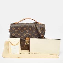 Pre Owned Louis Vuitton Monogram Canvas Pochette Metis Bag