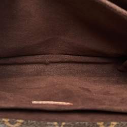 Pre Owned Louis Vuitton Monogram Canvas Pochette Metis Bag