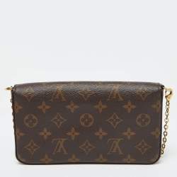 Pre Owned Louis Vuitton Monogram Canvas Felicie Pochette Bag