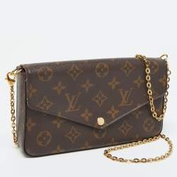 Pre Owned Louis Vuitton Monogram Canvas Felicie Pochette Bag