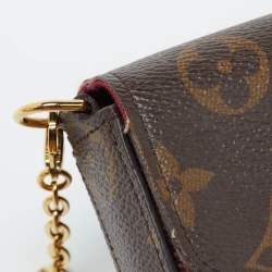 Pre Owned Louis Vuitton Monogram Canvas Felicie Pochette Bag