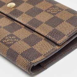 Louis Vuitton Damier Ebene Canvas Sarah Wallet