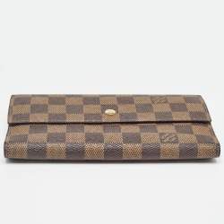 Louis Vuitton Damier Ebene Canvas Sarah Wallet
