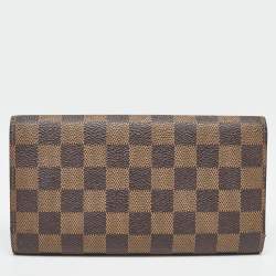 Louis Vuitton Damier Ebene Canvas Sarah Wallet