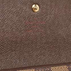 Louis Vuitton Damier Ebene Canvas Sarah Wallet