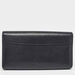 Louis Vuitton Black Taurillon Leather Capucines Wallet 