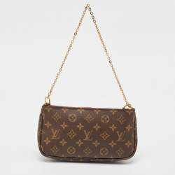 Louis Vuitton Rose Ballerine Monogram Canvas Multi Pochette Accessories Bag
